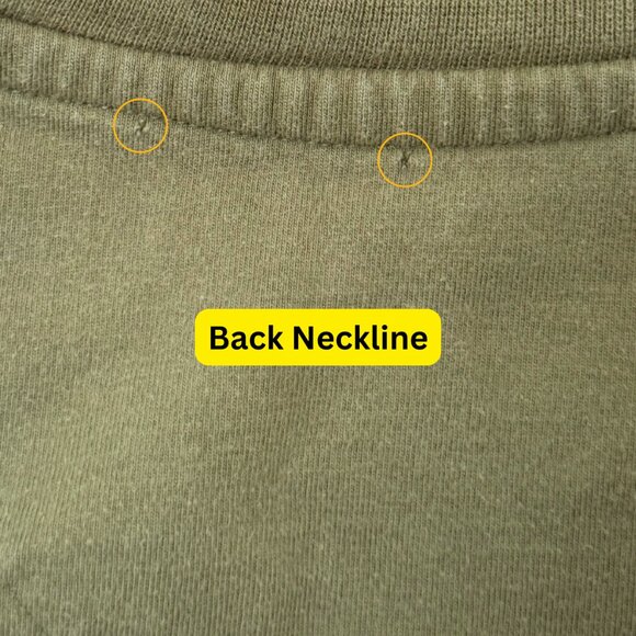 Ben Davis Green 100% Cotton Heavy Duty Short Sleeve Pocket Tee Shirt - Large - Picture 8 of 8